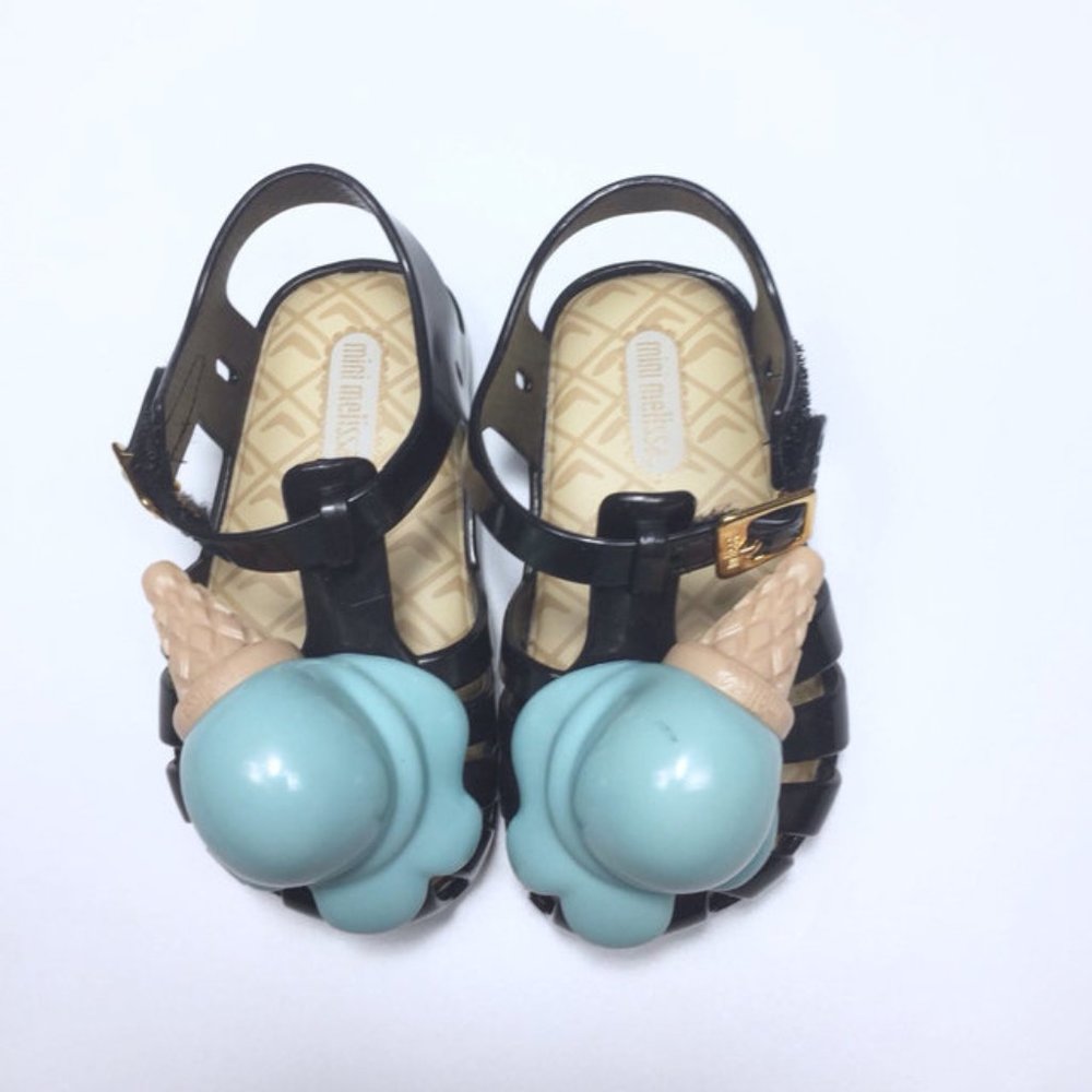 Mini Melissa Blue Ice Cream Shoes